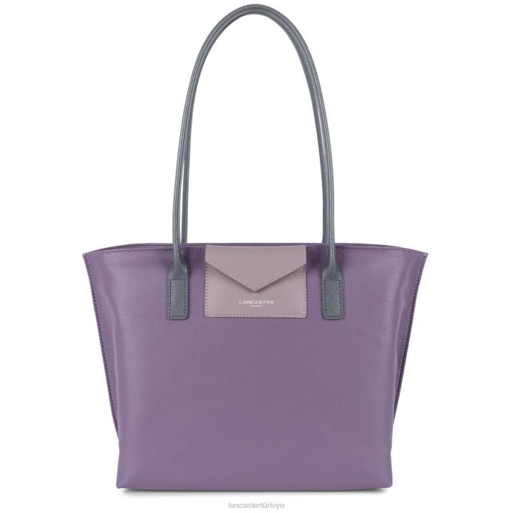 kadınlar m kadın çantası maya leylak rengi fonce-leylak rengi-gris Lancaster Paris çanta H0LP2823