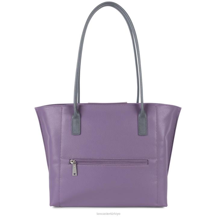 kadınlar m kadın çantası maya leylak rengi fonce-leylak rengi-gris Lancaster Paris çanta H0LP2823