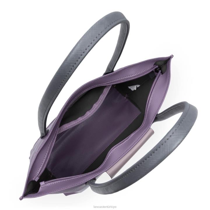 kadınlar m kadın çantası maya leylak rengi fonce-leylak rengi-gris Lancaster Paris çanta H0LP2823