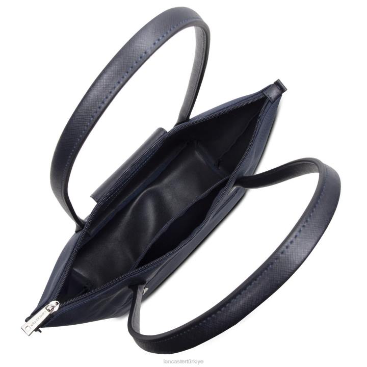 kadınlar m tote çanta akıllı kba mavi fonce Lancaster Paris çanta H0LP2716