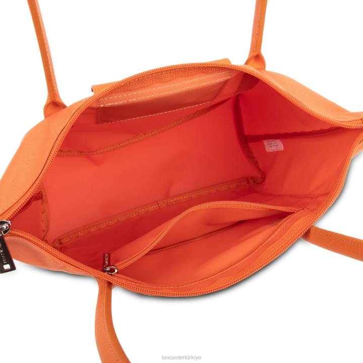 kadınlar m tote çanta akıllı kba turuncu Lancaster Paris çanta H0LP2706