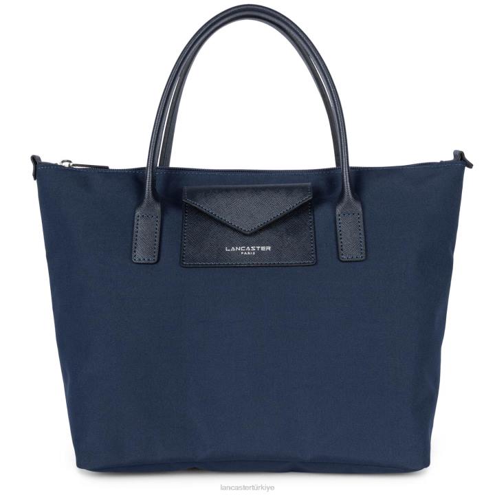 kadınlar m tote çanta akıllı kba yeni bleu fonce-bleu paon Lancaster Paris çanta H0LP2701