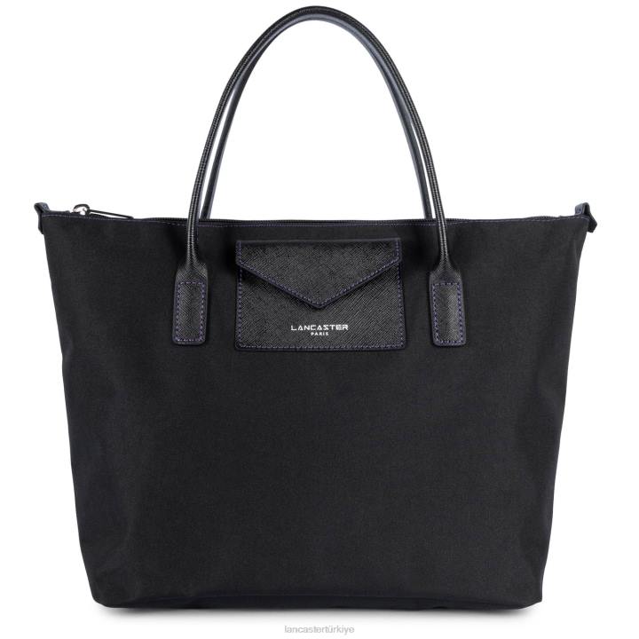 kadınlar m tote çanta akıllı kba yeni kara menekşe Lancaster Paris çanta H0LP2700
