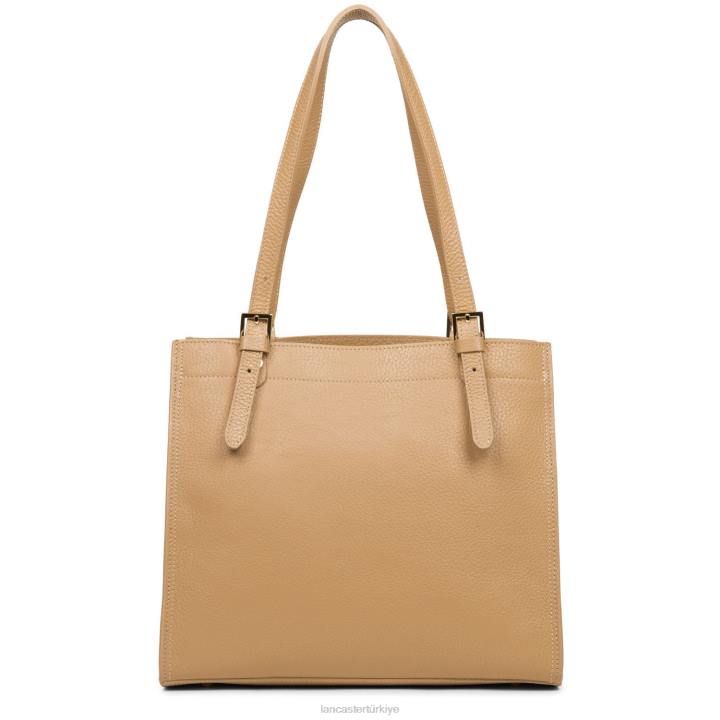 kadınlar m tote çanta faulonne çift kişilik doğal-bej Lancaster Paris çanta H0LP2884