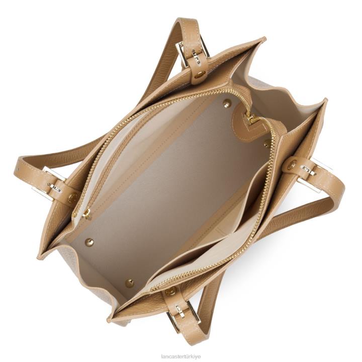 kadınlar m tote çanta faulonne çift kişilik doğal-bej Lancaster Paris çanta H0LP2884