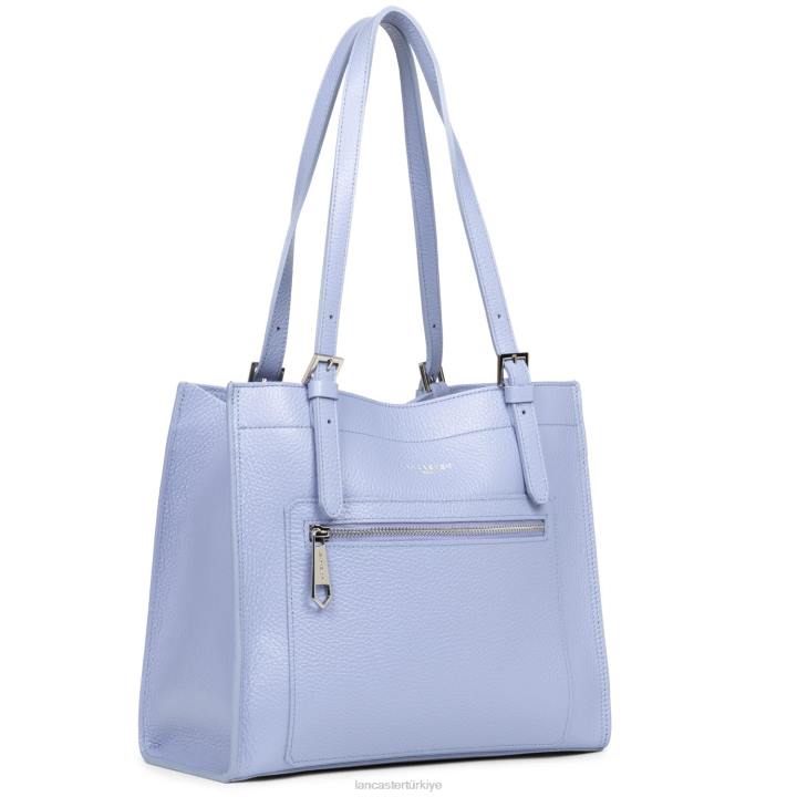 kadınlar m tote çanta faulonne çift kişilik ekru lavand Lancaster Paris çanta H0LP2883