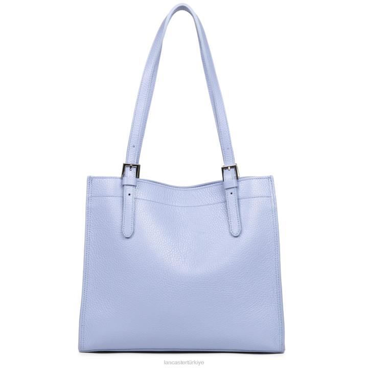 kadınlar m tote çanta faulonne çift kişilik ekru lavand Lancaster Paris çanta H0LP2883