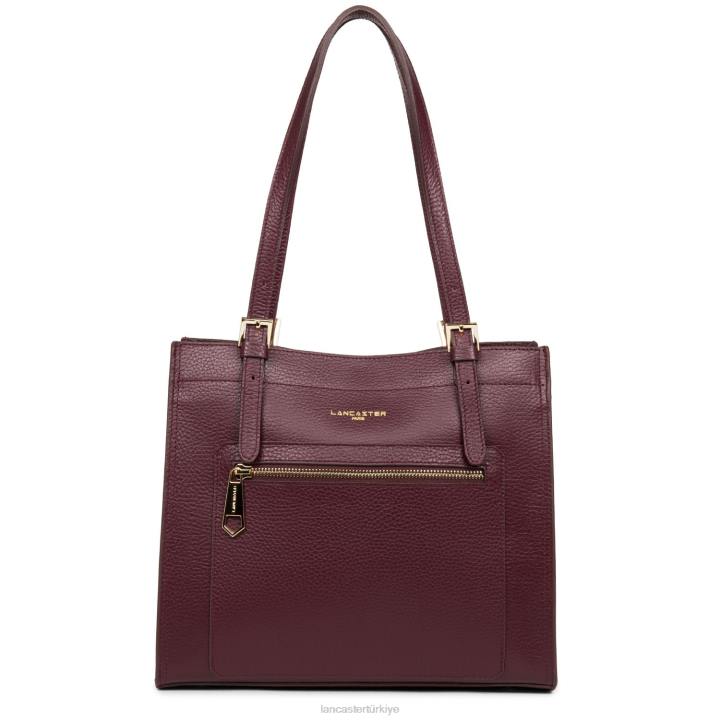 kadınlar m tote çanta faulonne çift kişilik fuxia'ya dökme öncesi Lancaster Paris çanta H0LP2892