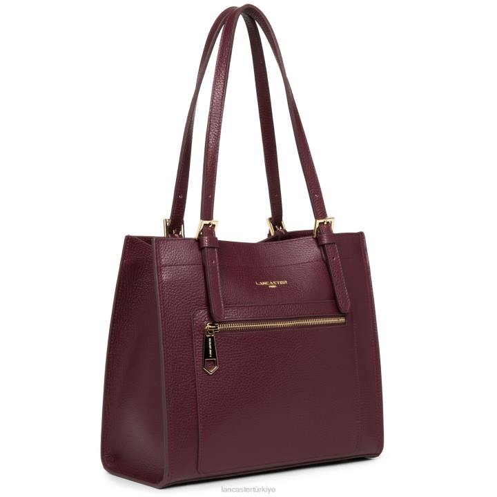 kadınlar m tote çanta faulonne çift kişilik fuxia'ya dökme öncesi Lancaster Paris çanta H0LP2892