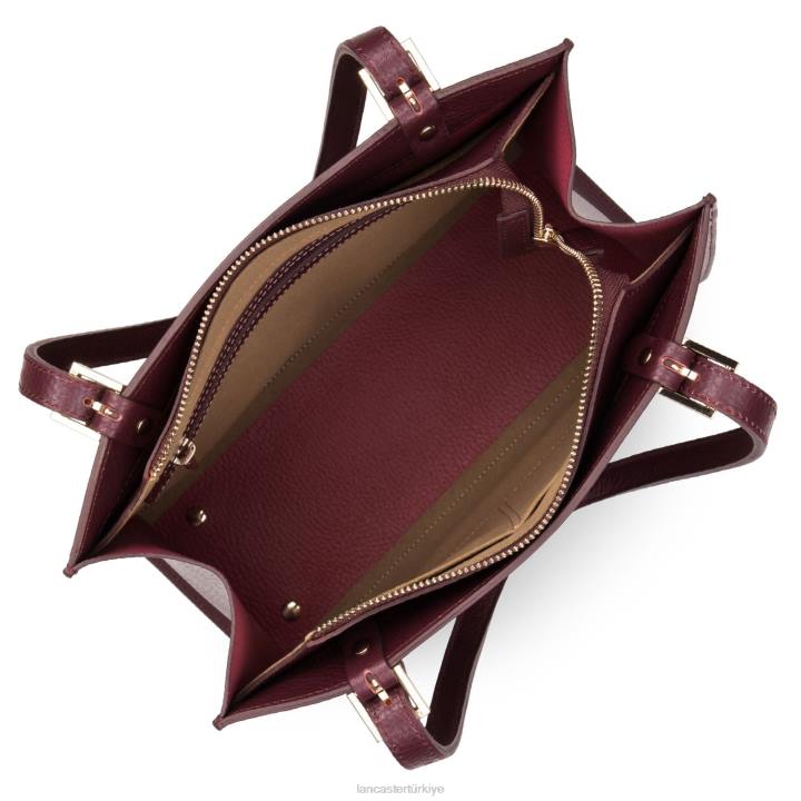 kadınlar m tote çanta faulonne çift kişilik fuxia'ya dökme öncesi Lancaster Paris çanta H0LP2892