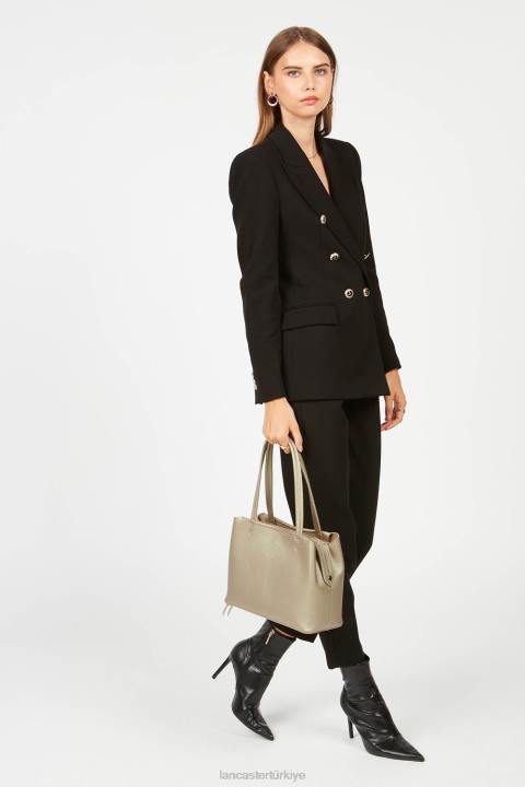 kadınlar m tote çanta faulonne çift kişilik çıplak şampanya Lancaster Paris çanta H0LP2923