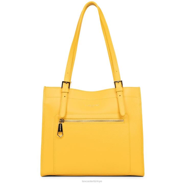 kadınlar m tote çanta faulonne çift kişilik sarı-ya da Lancaster Paris çanta H0LP2894