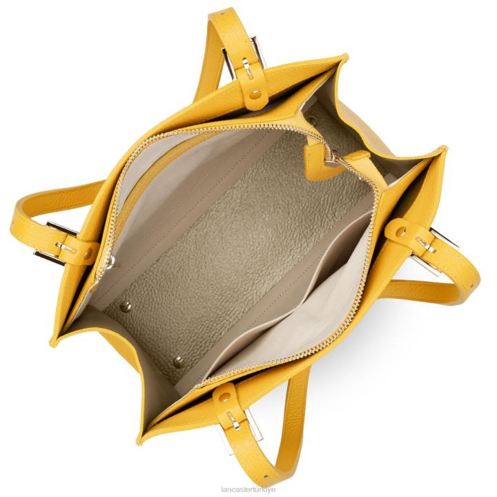 kadınlar m tote çanta faulonne çift kişilik sarı-ya da Lancaster Paris çanta H0LP2894