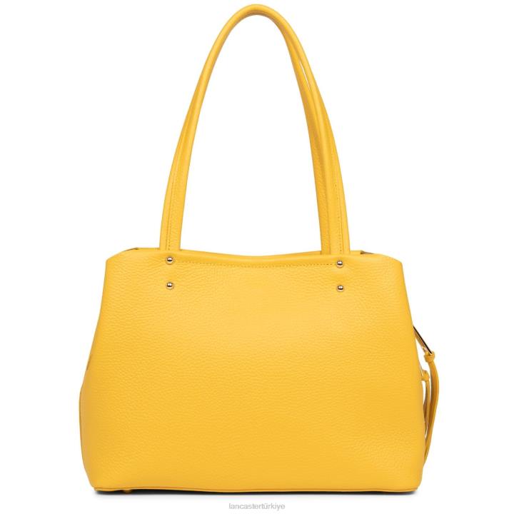 kadınlar m tote çanta faulonne çift kişilik sarı-ya da Lancaster Paris çanta H0LP2920