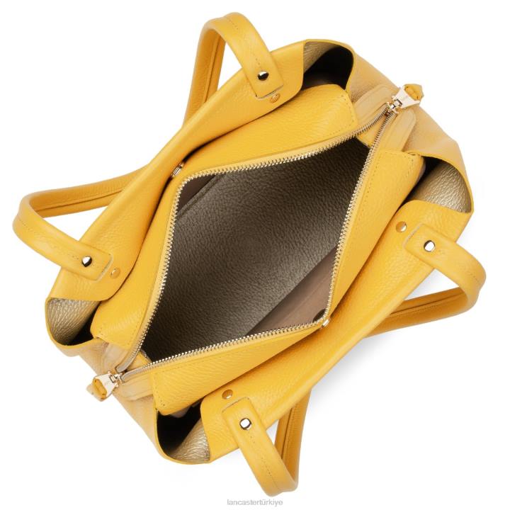 kadınlar m tote çanta faulonne çift kişilik sarı-ya da Lancaster Paris çanta H0LP2920