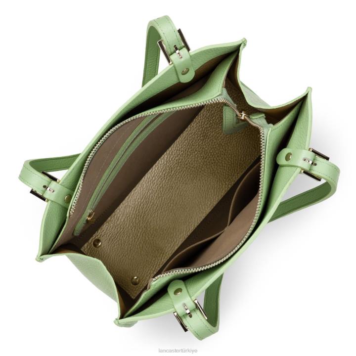 kadınlar m tote çanta faulonne çift kişilik yeşim-veya Lancaster Paris çanta H0LP2898