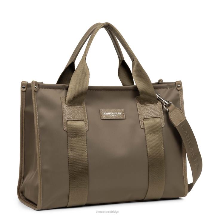 kadınlar m tote çanta temel fakülte boz kahverengi Lancaster Paris çanta H0LP4470