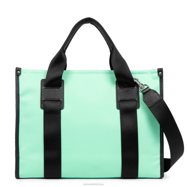 kadınlar m tote çanta temel fakülte mavi lagün Lancaster Paris çanta H0LP4473