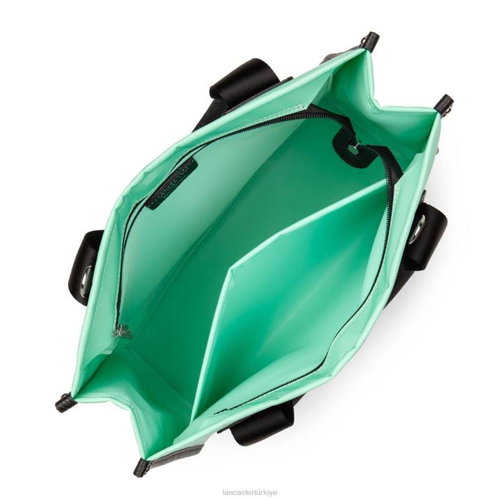 kadınlar m tote çanta temel fakülte mavi lagün Lancaster Paris çanta H0LP4473