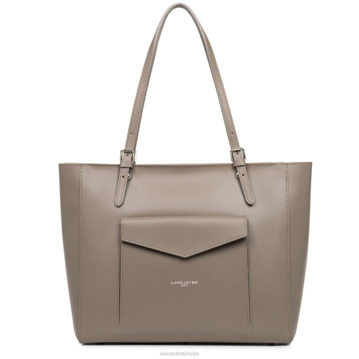 kadınlar taşıma çantası sorunsuz yeni boz kahverengi Lancaster Paris çanta H0LP3420