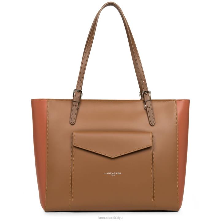 kadınlar taşıma çantası sorunsuz yeni deve-potiron-vison Lancaster Paris çanta H0LP3425
