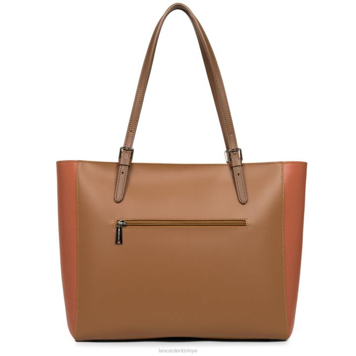 kadınlar taşıma çantası sorunsuz yeni deve-potiron-vison Lancaster Paris çanta H0LP3425