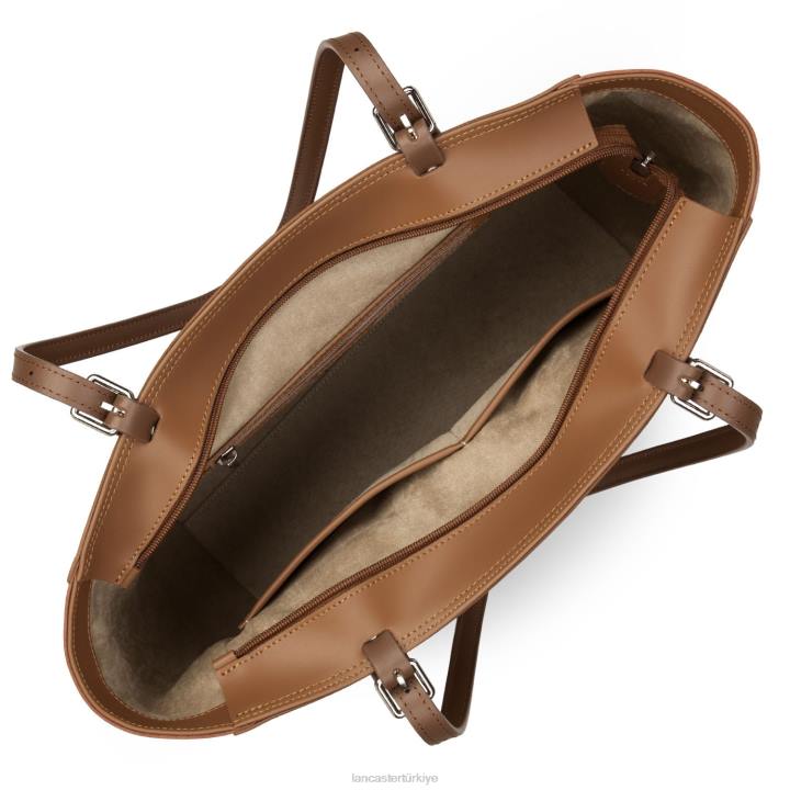 kadınlar taşıma çantası sorunsuz yeni deve-potiron-vison Lancaster Paris çanta H0LP3425