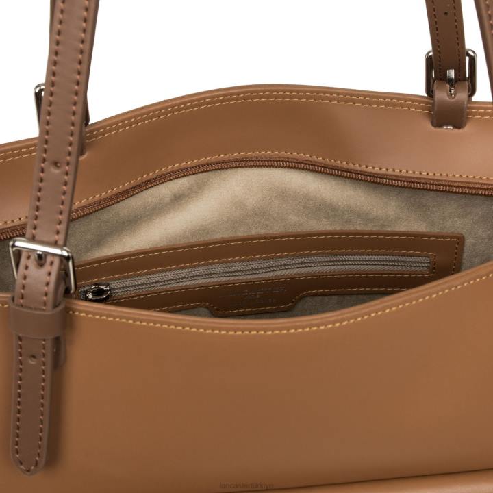 kadınlar taşıma çantası sorunsuz yeni deve-potiron-vison Lancaster Paris çanta H0LP3425