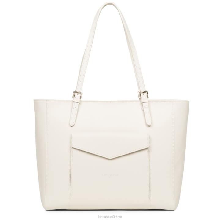 kadınlar taşıma çantası sorunsuz yeni ekru Lancaster Paris çanta H0LP3422