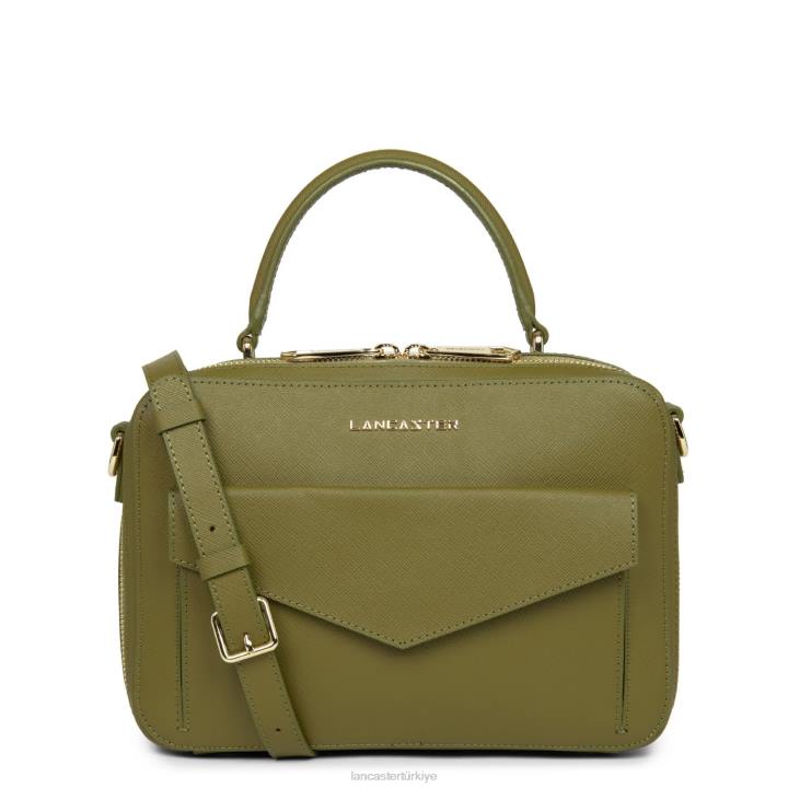 kadınlar çanta Saffiano imzası kaki Lancaster Paris çanta H0LP3456