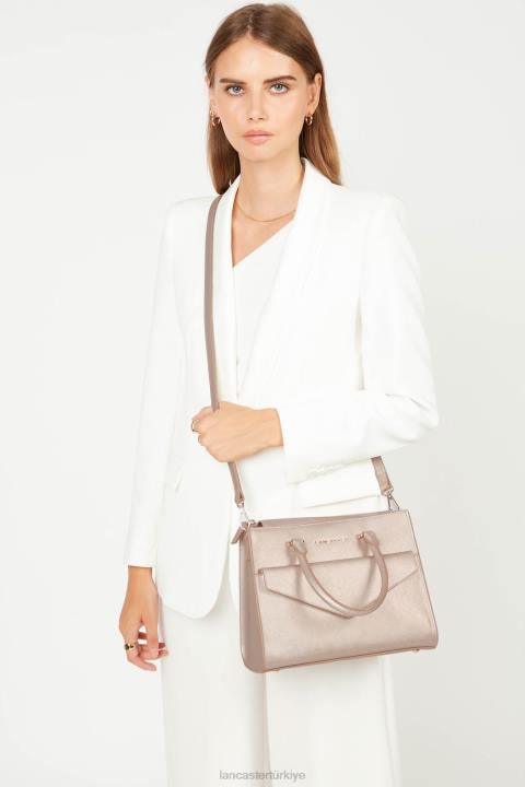 kadınlar çanta Saffiano imzası yeni Şampanya Lancaster Paris çanta H0LP3180