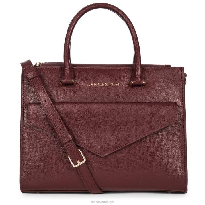 kadınlar çanta Saffiano imzası yeni bordo Lancaster Paris çanta H0LP3181