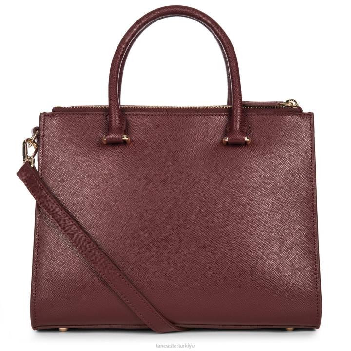 kadınlar çanta Saffiano imzası yeni bordo Lancaster Paris çanta H0LP3181