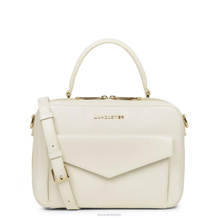kadınlar çanta Saffiano imzası yeni fildişi Lancaster Paris çanta H0LP3447