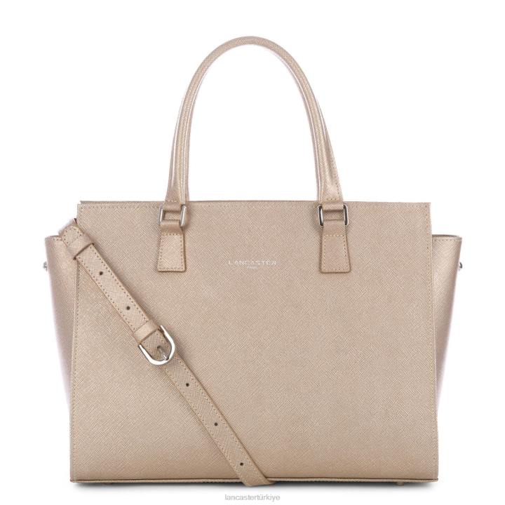 kadınlar çanta Saffiano intemporel Şampanya Lancaster Paris çanta H0LP3162