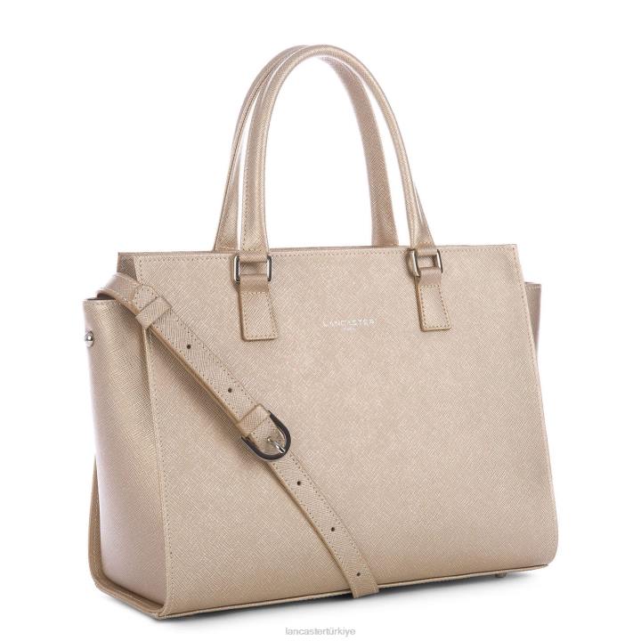 kadınlar çanta Saffiano intemporel Şampanya Lancaster Paris çanta H0LP3162