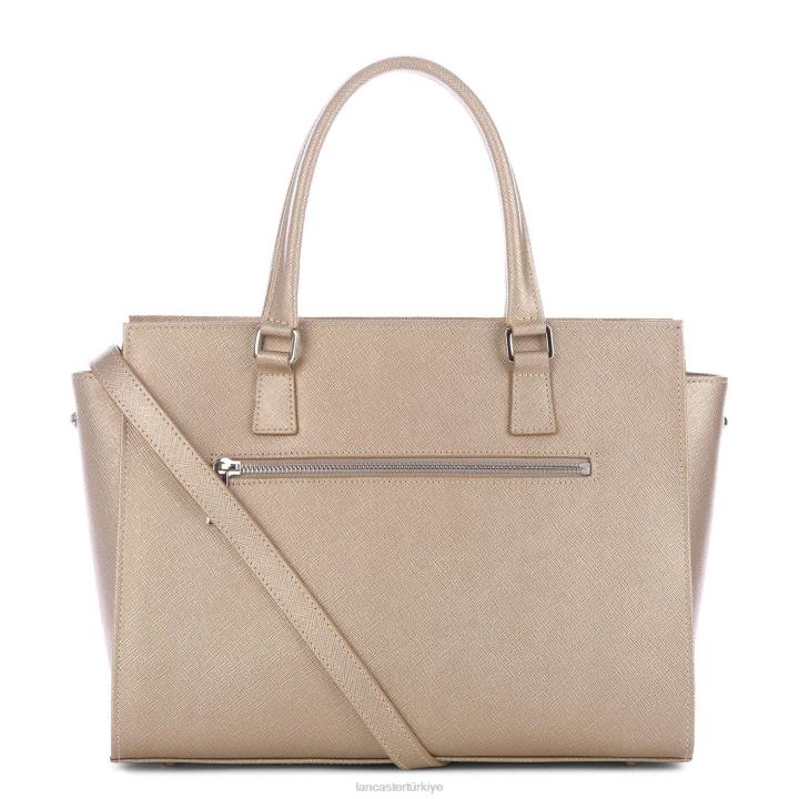 kadınlar çanta Saffiano intemporel Şampanya Lancaster Paris çanta H0LP3162
