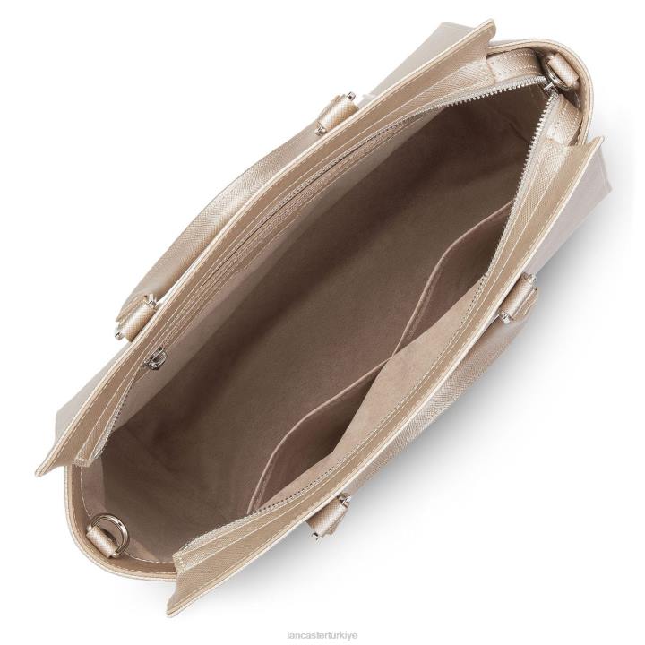 kadınlar çanta Saffiano intemporel Şampanya Lancaster Paris çanta H0LP3162