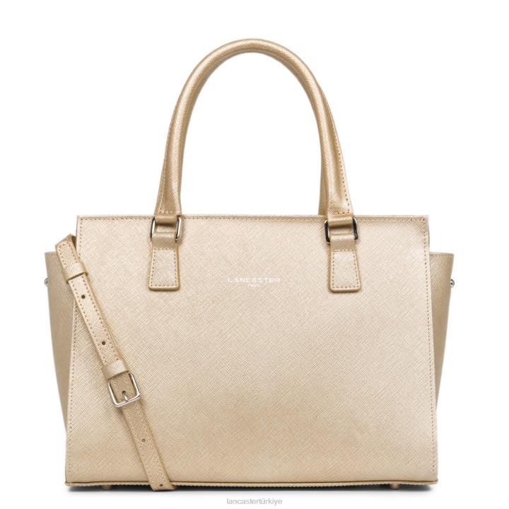 kadınlar çanta Saffiano intemporel Şampanya Lancaster Paris çanta H0LP3724