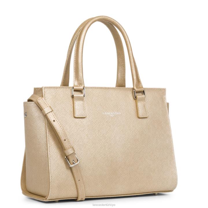 kadınlar çanta Saffiano intemporel Şampanya Lancaster Paris çanta H0LP3724