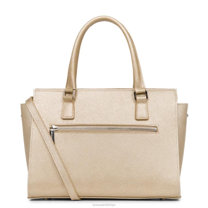 kadınlar çanta Saffiano intemporel Şampanya Lancaster Paris çanta H0LP3724