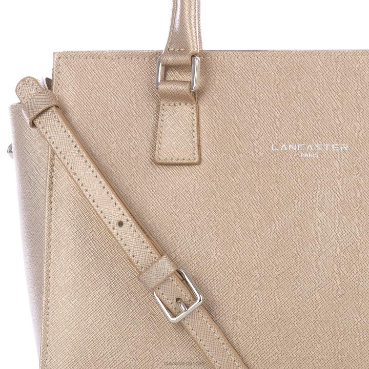 kadınlar çanta Saffiano intemporel Şampanya Lancaster Paris çanta H0LP3724