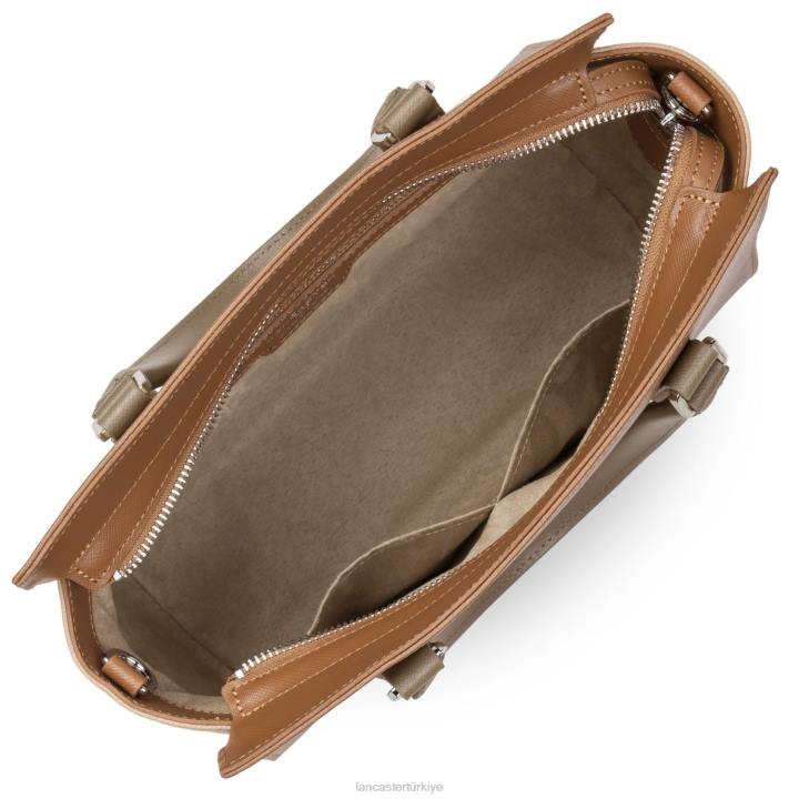 kadınlar çanta Saffiano intemporel deve-çıplak-vizon Lancaster Paris çanta H0LP3728