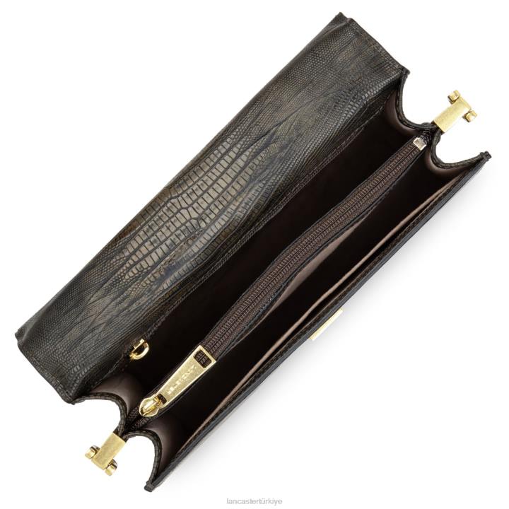 kadınlar çanta egzotik lee bronz lezard Lancaster Paris çanta H0LP3352