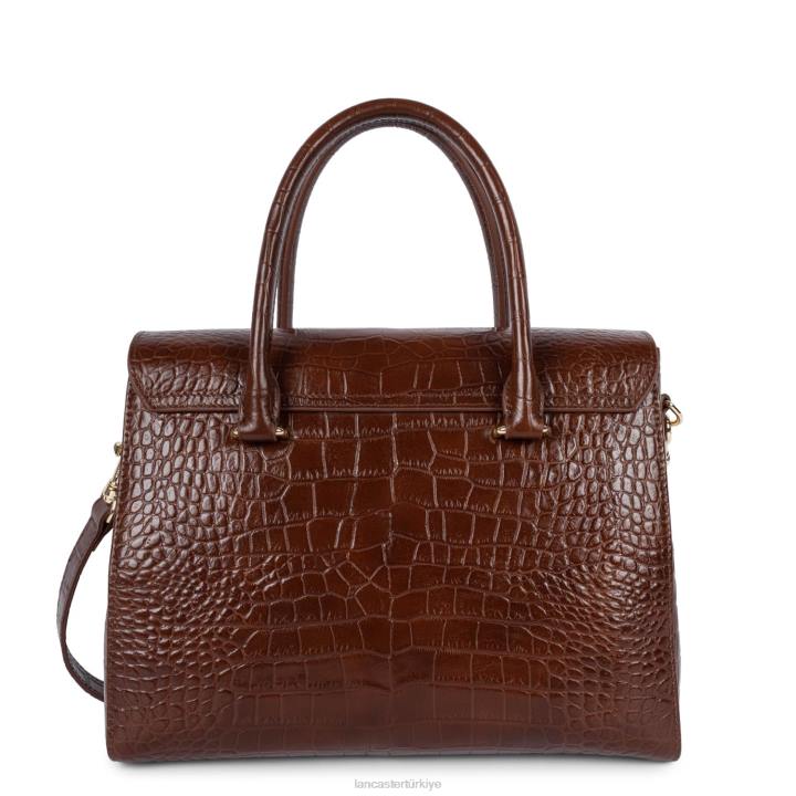 kadınlar çanta egzotik lezard & croco cn chataigne Lancaster Paris çanta H0LP3271