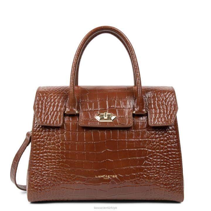 kadınlar çanta egzotik lezard & croco cn karamel Lancaster Paris çanta H0LP3266