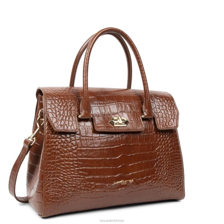 kadınlar çanta egzotik lezard & croco cn karamel Lancaster Paris çanta H0LP3266