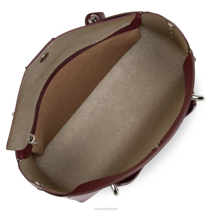 kadınlar çanta şehir flore şampanyada bordo Lancaster Paris çanta H0LP2529