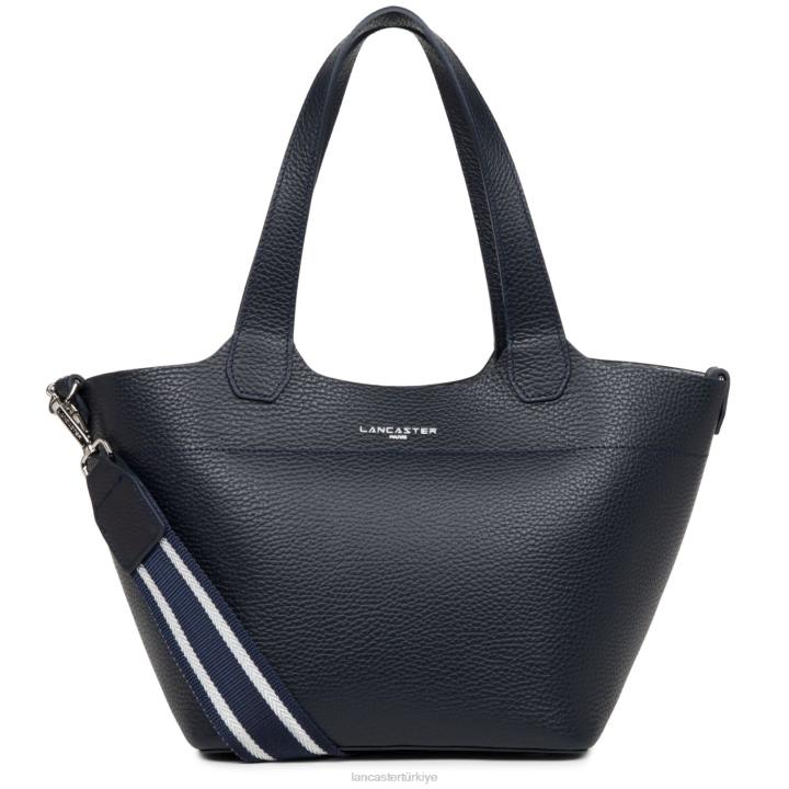 kadınlar çanta foulonne çift bleu fonce-in-argent Lancaster Paris çanta H0LP3677
