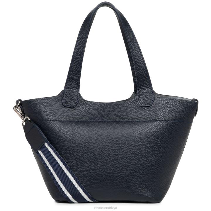kadınlar çanta foulonne çift bleu fonce-in-argent Lancaster Paris çanta H0LP3677